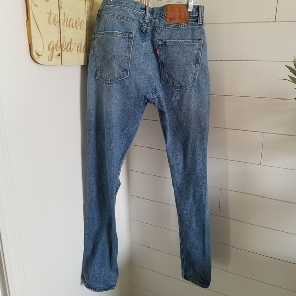 Levi's 505 C distressed jeans 33 x 32 - Picture 2 of 3